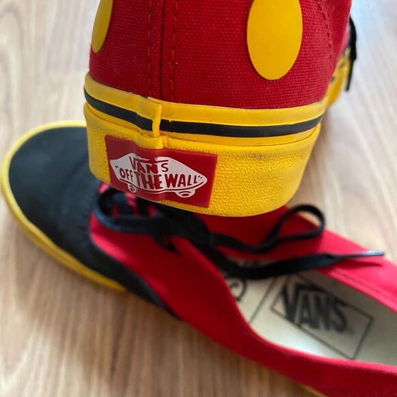 Vans Disney Mickey Mouse Skater Sneakers: Size 6M or 7.5 W - Picture 5 of 12